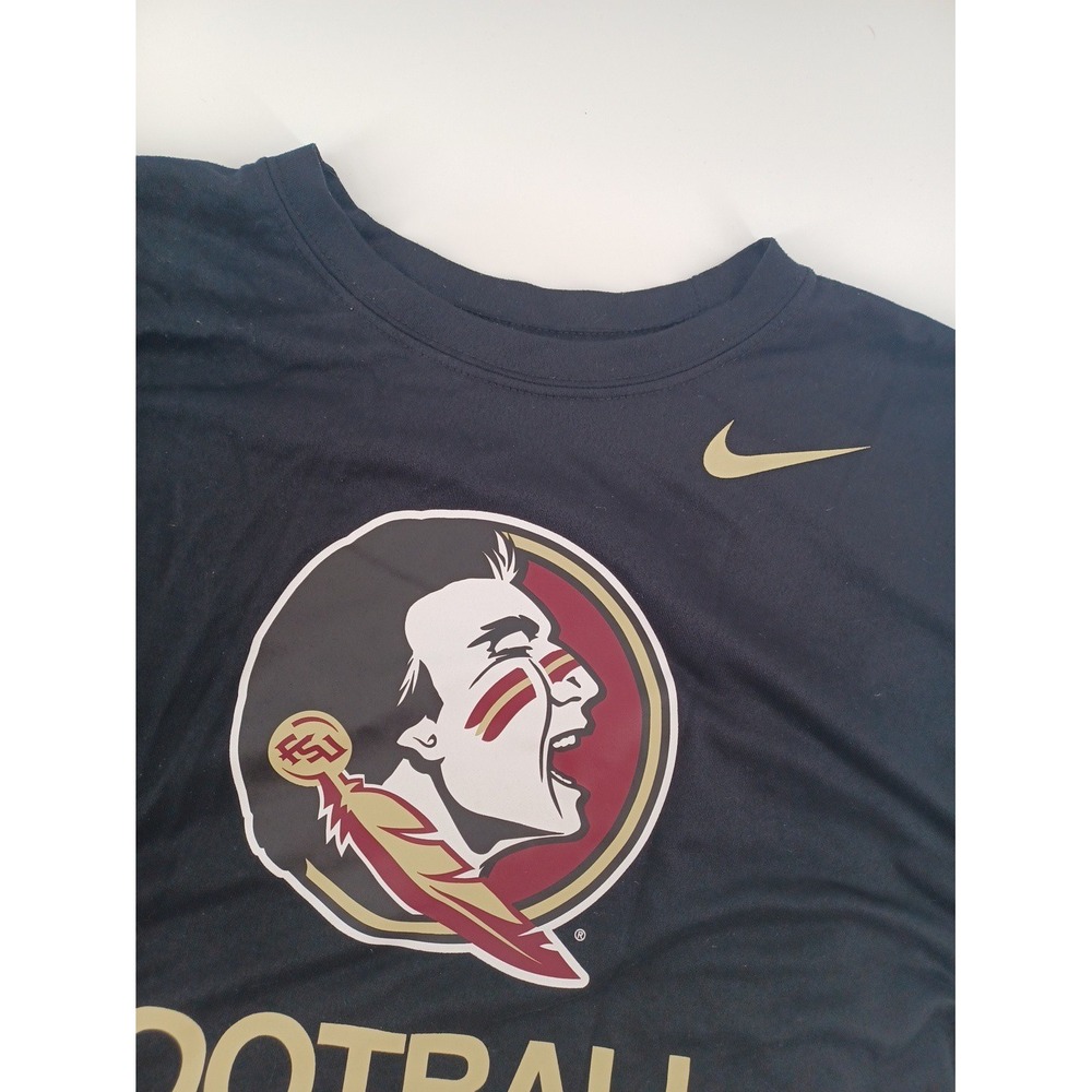 Nike Dri-Fit Mens Large Florida State Football Tee Shirt